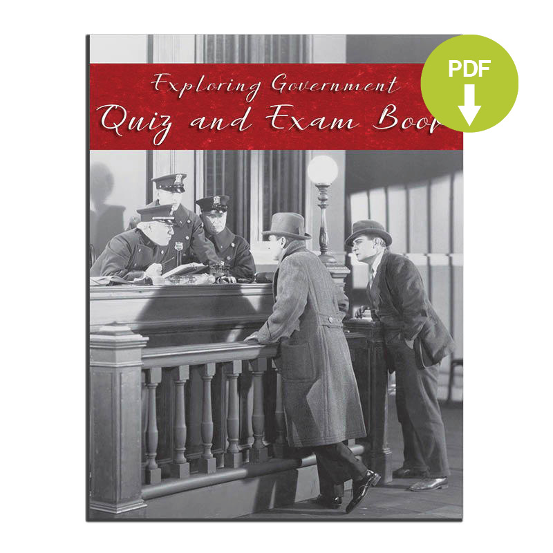 Exploring Government Quiz and Exam Book 2016 (Digital Download)