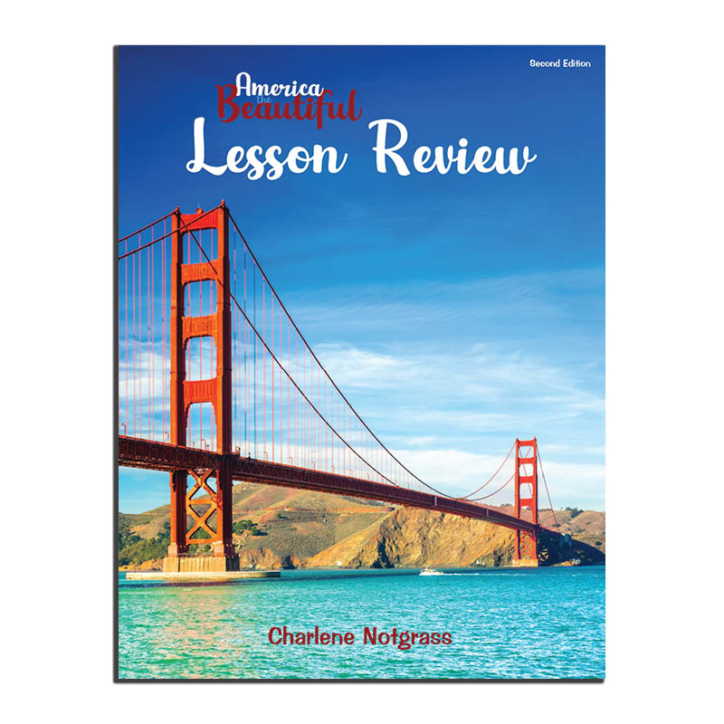 America the Beautiful Lesson Review (Clearance)