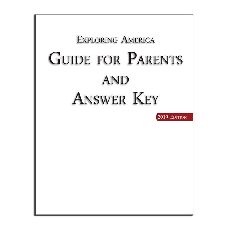 Exploring America Guide for Parents and Answer Key (Clearance)