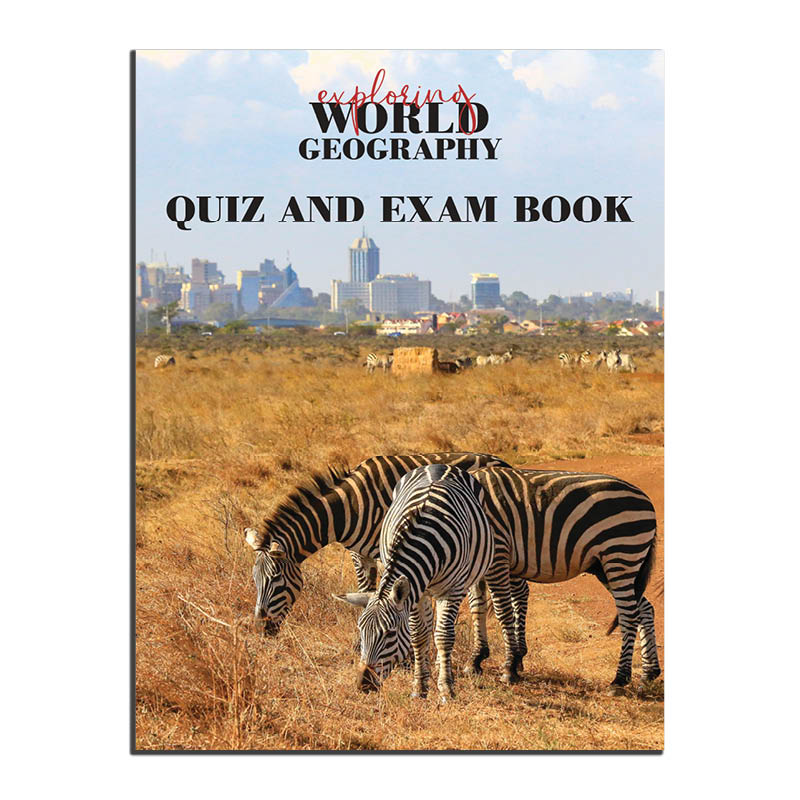 Exploring World Geography Quiz and Exam Book (Clearance)