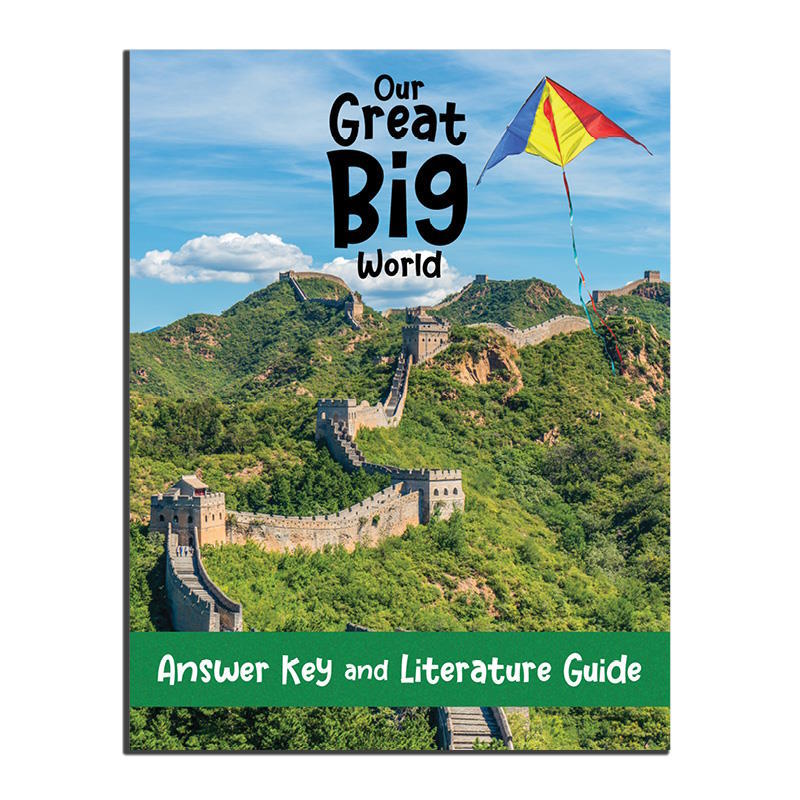 Our Great Big World Answer Key and Literature Guide (Clearance)