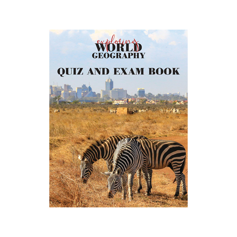 Exploring World Geography Quiz and Exam Book