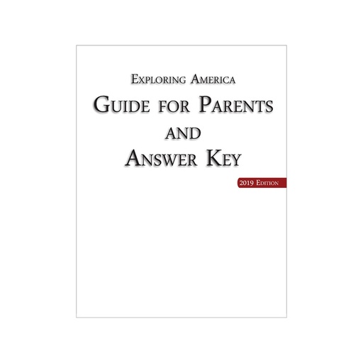 [EAAK] Exploring America Guide for Parents and Answer Key